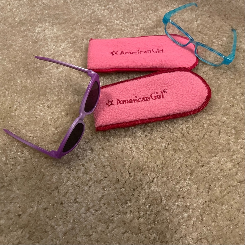 American Girl Doll Glasses with Cases